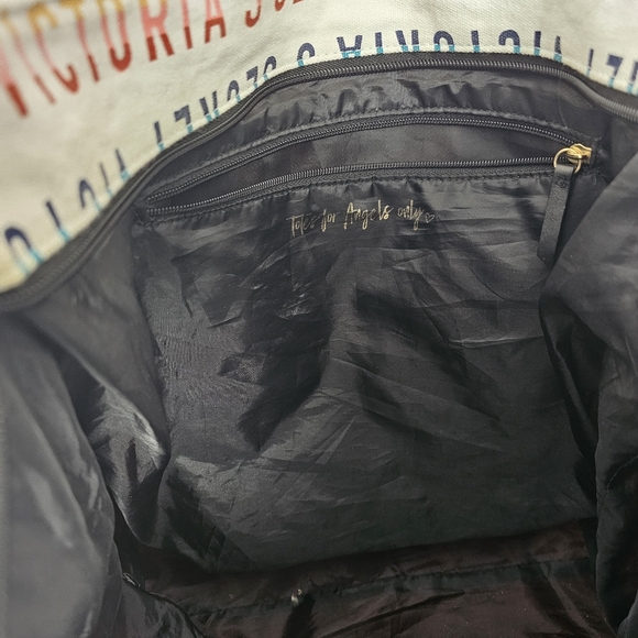 Victoria Secret Shopper Rainbow Lettering Tote Bag - Picture 4 of 9